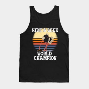 Hide & Seek World Champion Allegedly Ostrich Letterkenny Funny Halloween Gift for Letterkenny Fans Tank Top